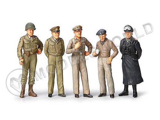 Фигуры знаменитые генералы II МВ, 10 фигур. Масштаб 1:48