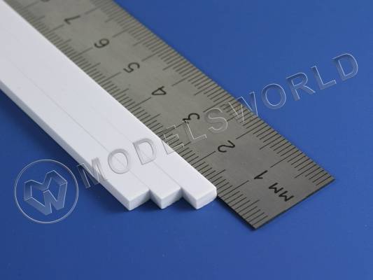 Полоска пластиковая 2.5х4.8 мм, 7 шт