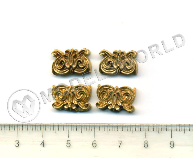 Декоративный элемент, 10 мм, металл 1 шт. - фото 1