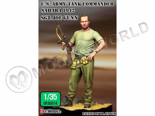 Фигура командира танка U.S. II МВ (Сахара, 1942 г). Масштаб 1:35