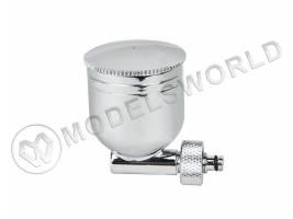 Емкость с крышкой JAS, 9 мл, трубка 90 градусов, гайка, металл