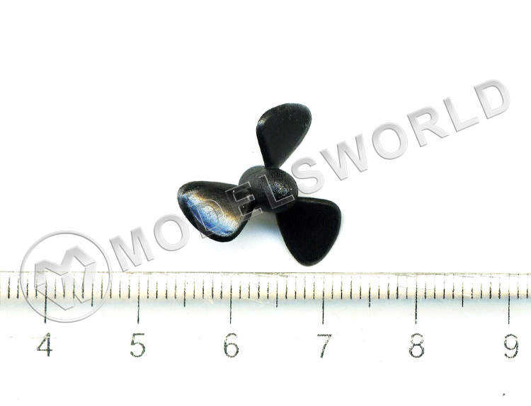 Винт нейлоновый трехлопастной левый, 20 мм, 1 шт - фото 1