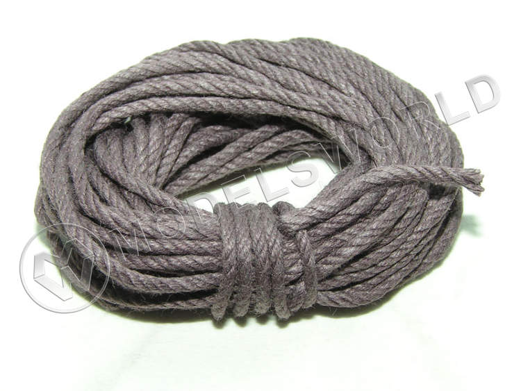 Нить для такелажа коричневая, 2 мм х 5 м - фото 1