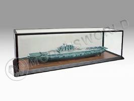 Стеклянный футляр для моделей, 1500х440х440 мм