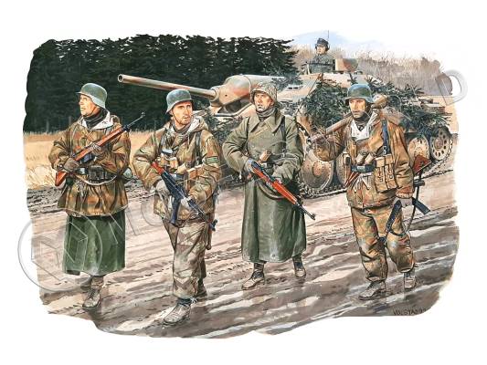 Фигуры 352nd Volksgrenadier Division (Ardennes 1944). Масштаб 1:35