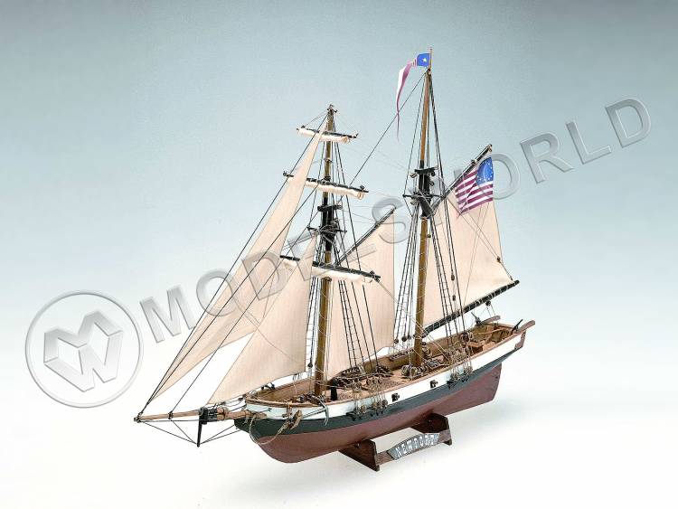 Набор для постройки модели корабля NEWPORT балтиморский клиппер XIX в. Масштаб 1:57 - фото 1
