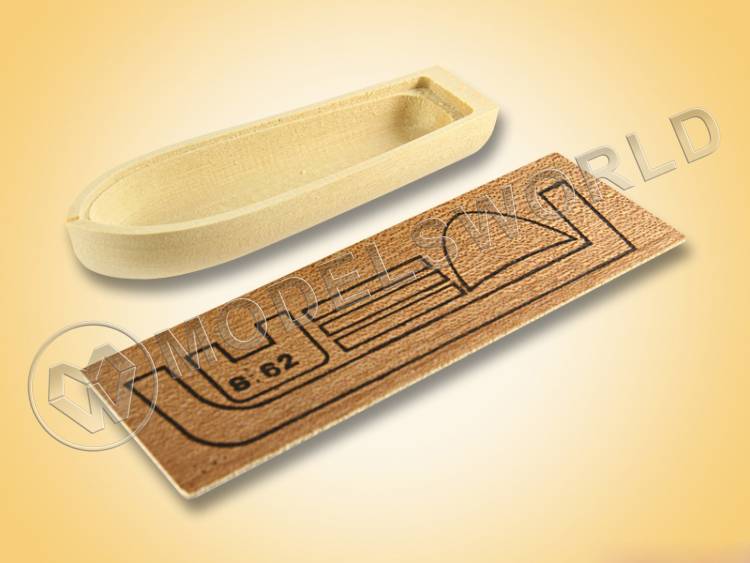 Шлюпка, дерево, 110 мм - фото 1