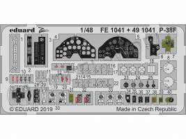 Фототравление кабина для модели P-38F, Tamiya. Масштаб 1:48