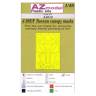 Набор окрасочных масок на J-29E/F Tunnan Canopy masks. Масштаб 1:48