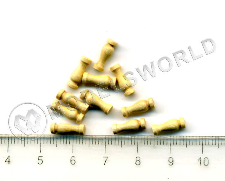 Пиллерсы, самшит, 10 мм, 10 шт - фото 1