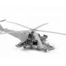 Склеиваемая пластиковая модель Советский ударный вертолет Ми-24А. Масштаб 1:72