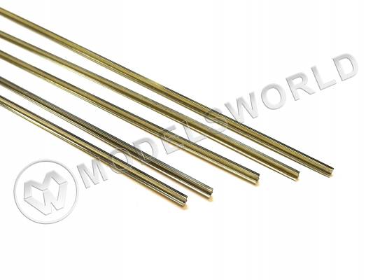 Рельс прямой светлый, длина 1 м. Масштаб H0