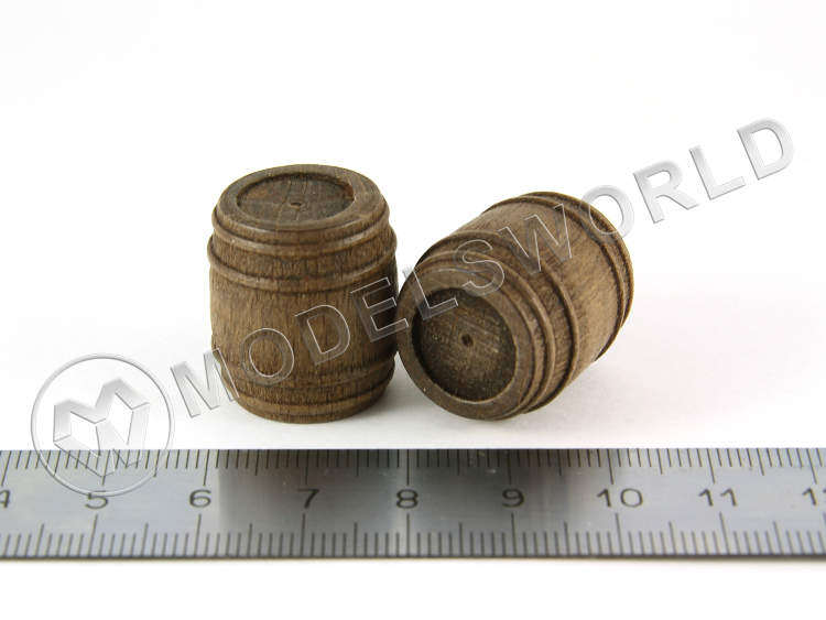 Бочка, орех, 22х20 мм, 1 шт - фото 1