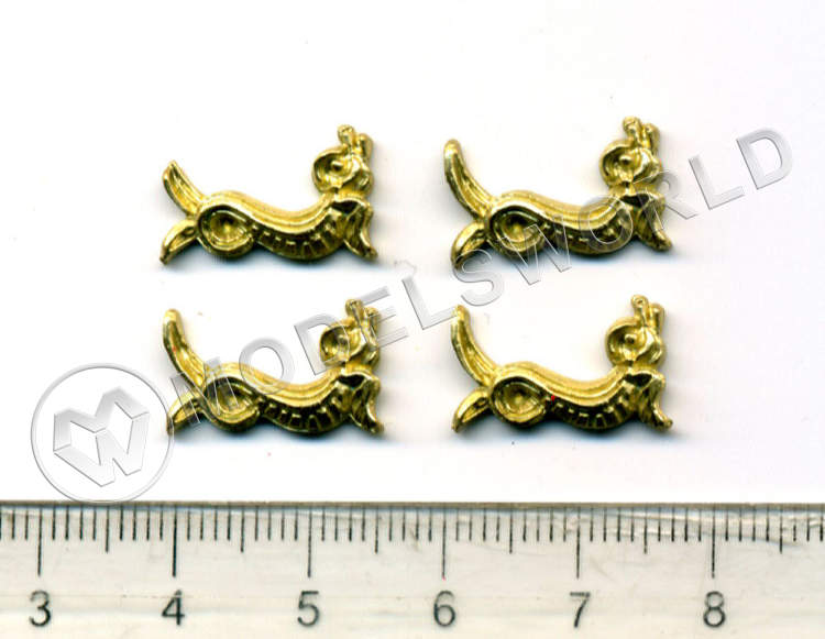 Декоративный элемент, 15 мм, металл 1 шт. Декоративный элемент, 15 мм, металл 1 шт. - фото 1