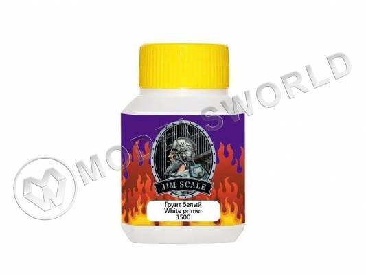 Грунт белый 1500 White primer Jim Scale, 50 мл