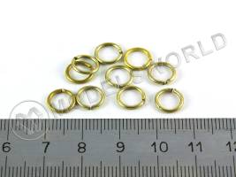 Кольцо, латунь. Внутрений диаметр 6 мм, 1 шт
