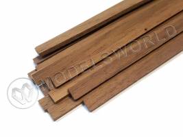 Рейка 3.0х5.0x500 мм, орех, 1 шт