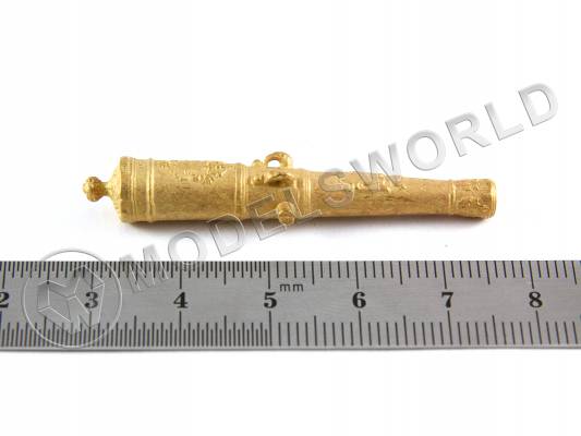 Пушка Французского образца, необработанная, 48.5 мм., с декором 2 шт