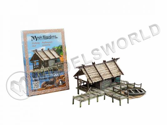 Модель из бумаги Рыбацкая хижина, серия Magic Kingdoms