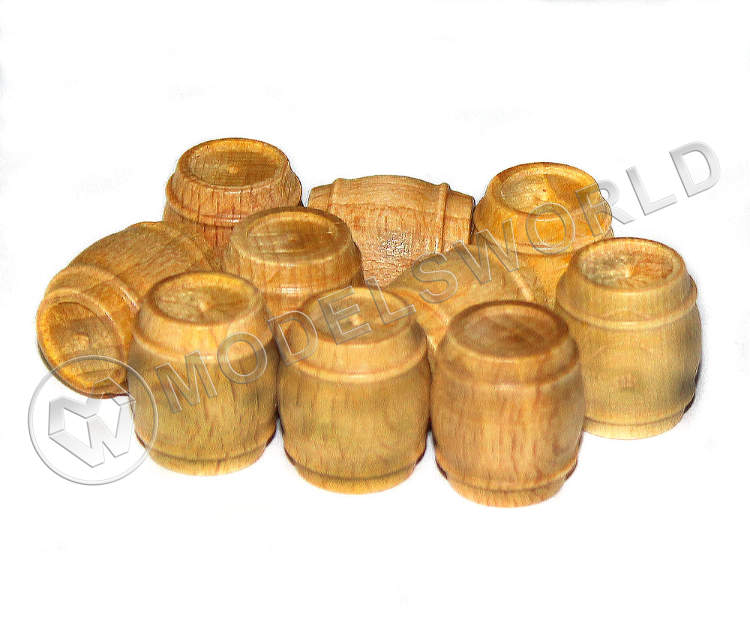 Бочка, самшит, 17х15мм, 1 шт Бочка, самшит, 17х15мм, 1 шт - фото 1