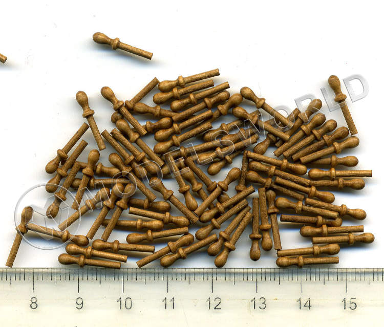 Нагель, орех, 12 мм, 10 шт - фото 1