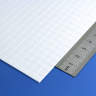 Квадратная плитка 6.3х6.3 мм, толщина 1 мм, лист 15х30 см