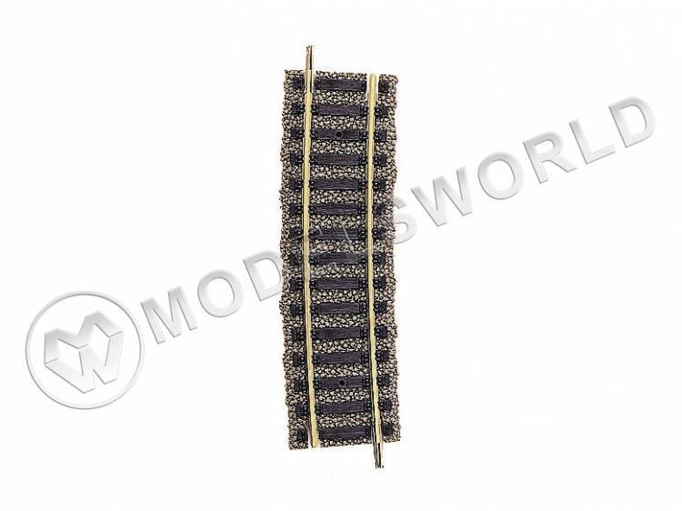 Радиусный участок рельсового пути, 7.5°, 1 шт. Масштаб H0 - фото 1