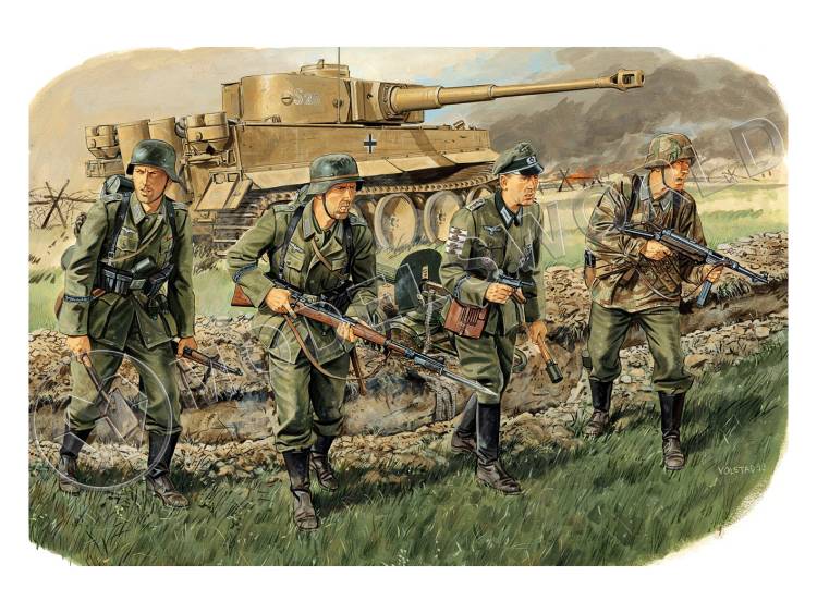 Фигуры солдат Panzergrenadier division "grosdeutschland" (karachev 1943). Масштаб 1:35 Фигуры солдат Panzergrenadier division "grosdeutschland" (karachev 1943). Масштаб 1:35 - фото 1