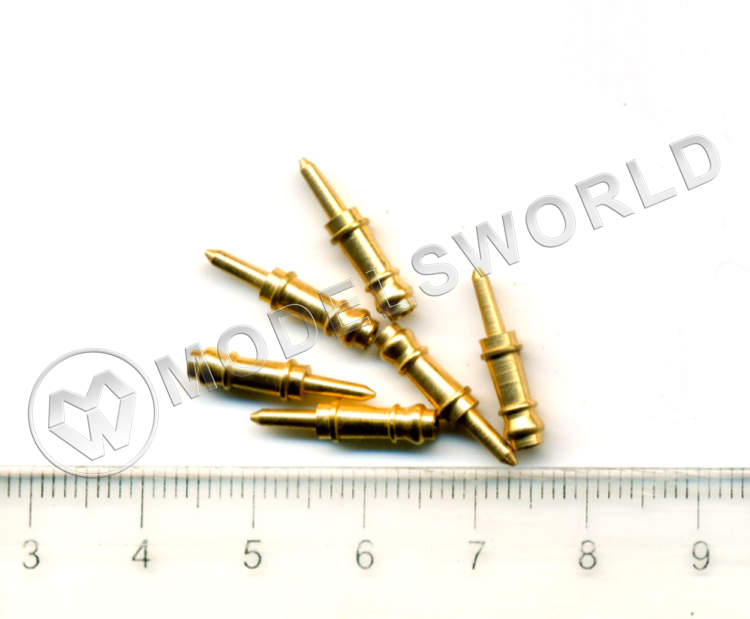 Макет пушки, латунь, 17 мм, 2 шт - фото 1