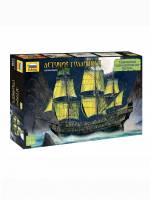 Склеиваемая пластиковая модель Летучий Голландец (Подарочный набор с красками). Масштаб 1:350