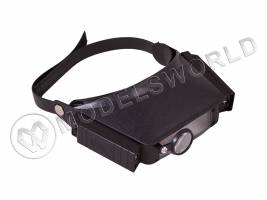 Лупа налобная Levenhuk Zeno Vizor H1 с подсветкой 1.5х/3х/6.5х/8х