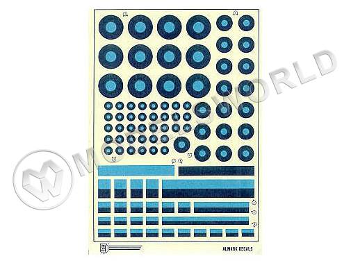 Декаль S.E.A.C опозновательные знаки Британии. Масштаб 1:48