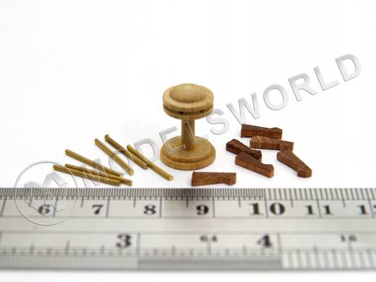 Шпиль, самшит и орех, 15 мм