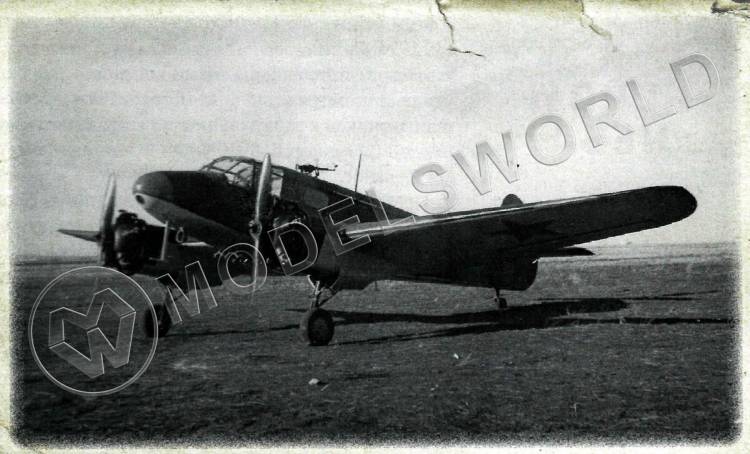 Модель самолета из Ф.П. смолы Як-6 (Серийный). Масштаб 1:72 - фото 1