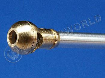 Металлический ствол 7.5cm KwK 40 L/43 Pz.Kpfw. IV Ausf. F2(G). Масштаб 1:35 - фото 1