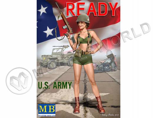 Фигуры в стиле Пин-ап, набор №3, Элис. Масштаб 1:24