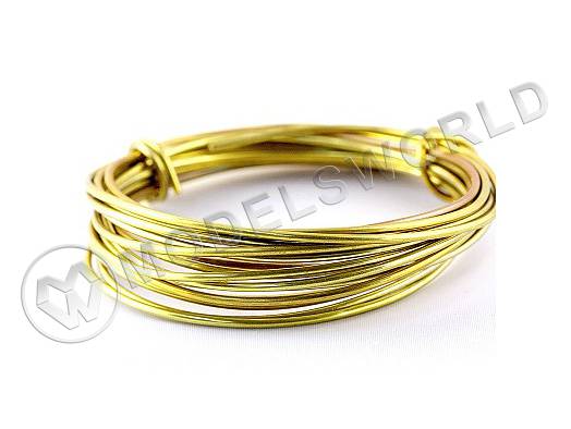 Проволока латунная 1 мм, длина 5 м