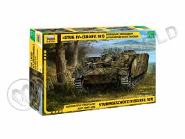 Склеиваемая пластиковая модель Немецкая самоходная артиллерийская установка «StuG IV» (SD.KFZ.167). Масштаб 1:35