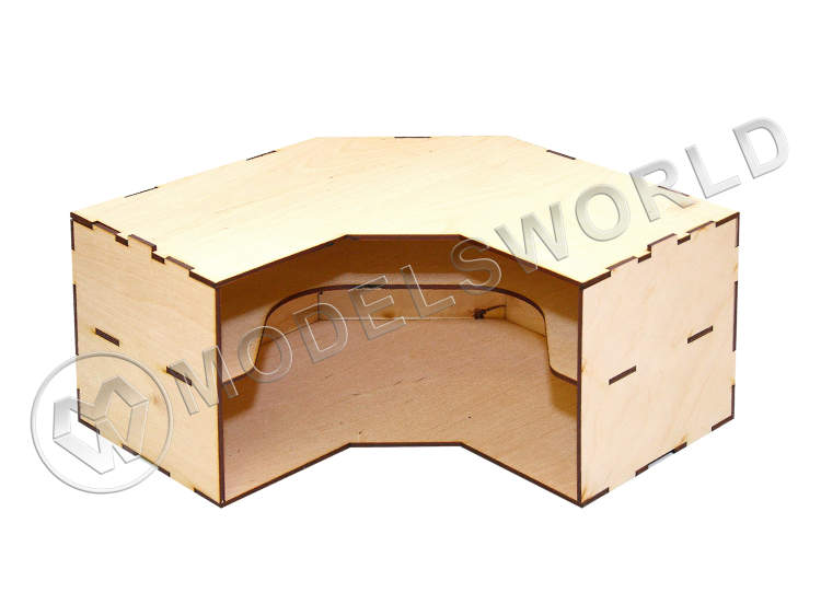 Угловой модуль-органайзер с полочкой. Собранный. Угловой модуль-органайзер с полочкой. Собранный. - фото 1