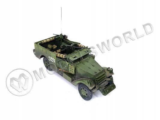 Готовая модель американский бронетранспортер M3 Scout на службе РККА в масштабе 1:35