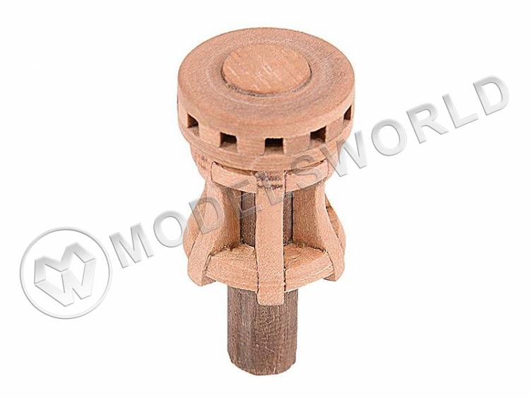 Шпиль сборный 18х14 мм, дерево, 1 шт - фото 1