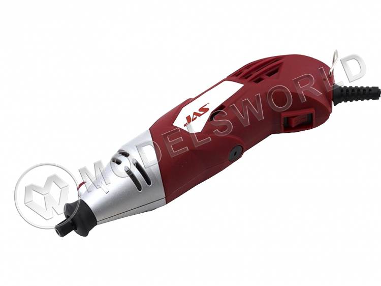 Бормашина JAS с гибким валом + набор расходных принадлежностей, 170 Вт,  8000-35000 об/мин - фото 1