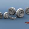 Колеса шасси МиГ-29 (9-17 СМТ). Масштаб 1:72